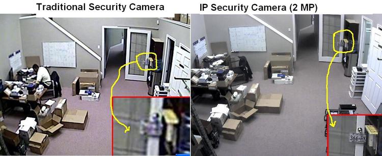 Traditional 700TVL Analogue Banyo Security Cameras Installation vs 2MP Digital IP Banyo Security Cameras Installation